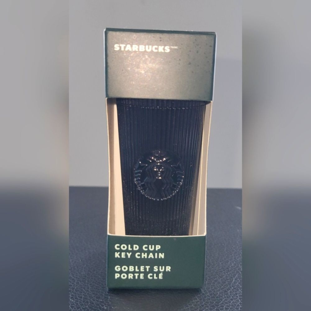Starbucks Black Cold Cup Keychain